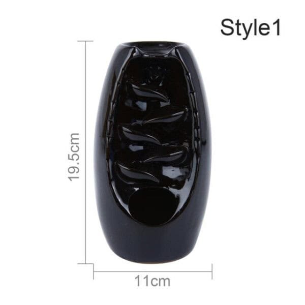 Waterfall Backflow Incense Burner with 10 incense cones - Image 5