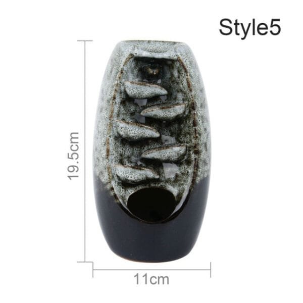 Waterfall Backflow Incense Burner with 10 incense cones - Image 7