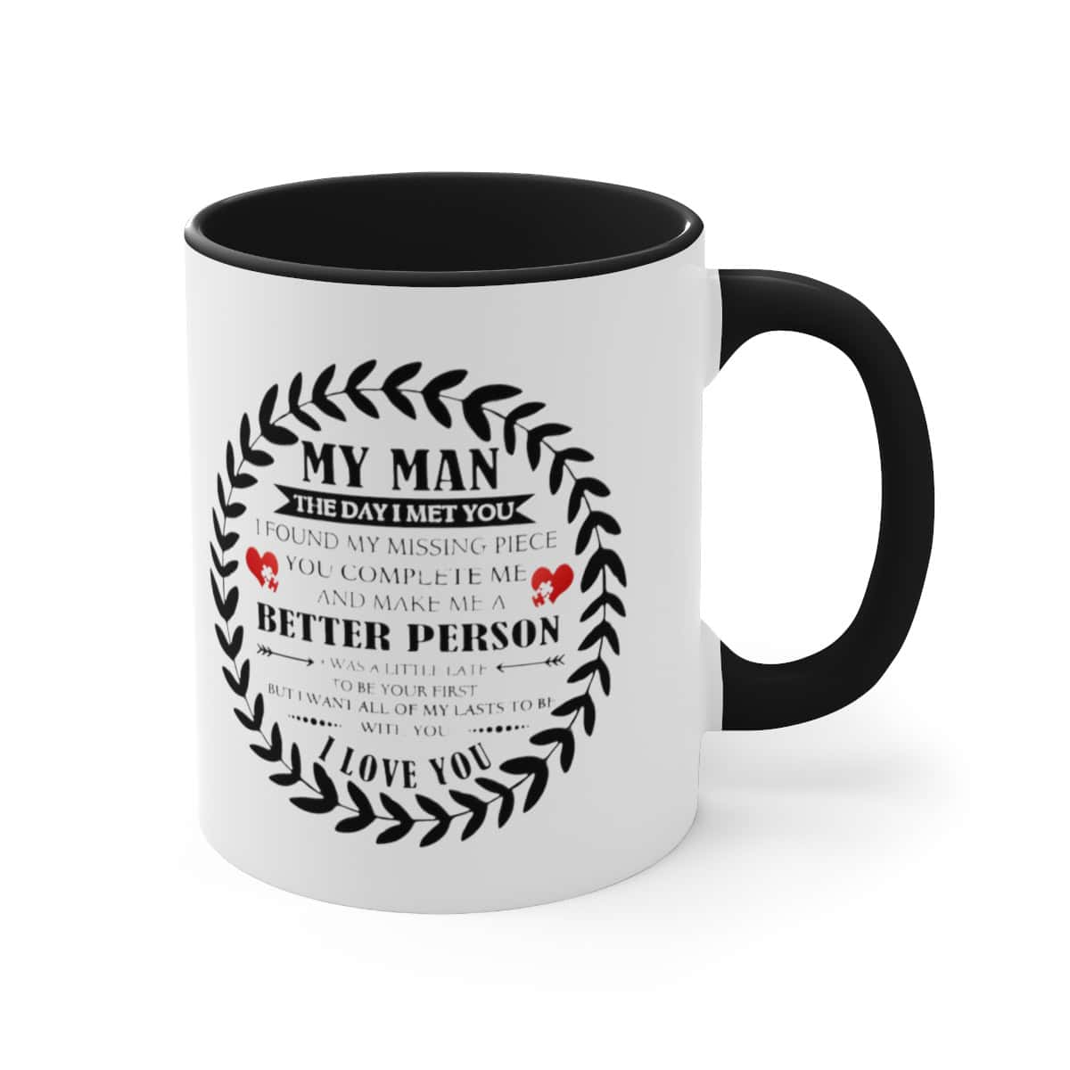 72180-26.jpg To My Man Mug with Coloured Handles and Interior - Image 7