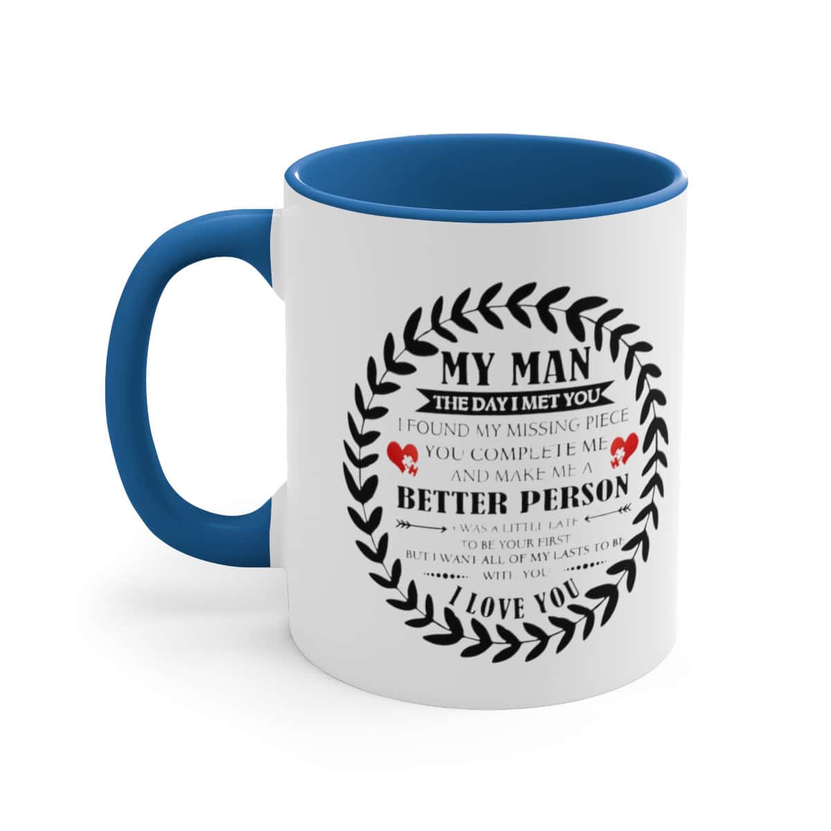 72181-25.jpg To My Man Mug with Coloured Handles and Interior - Image 14
