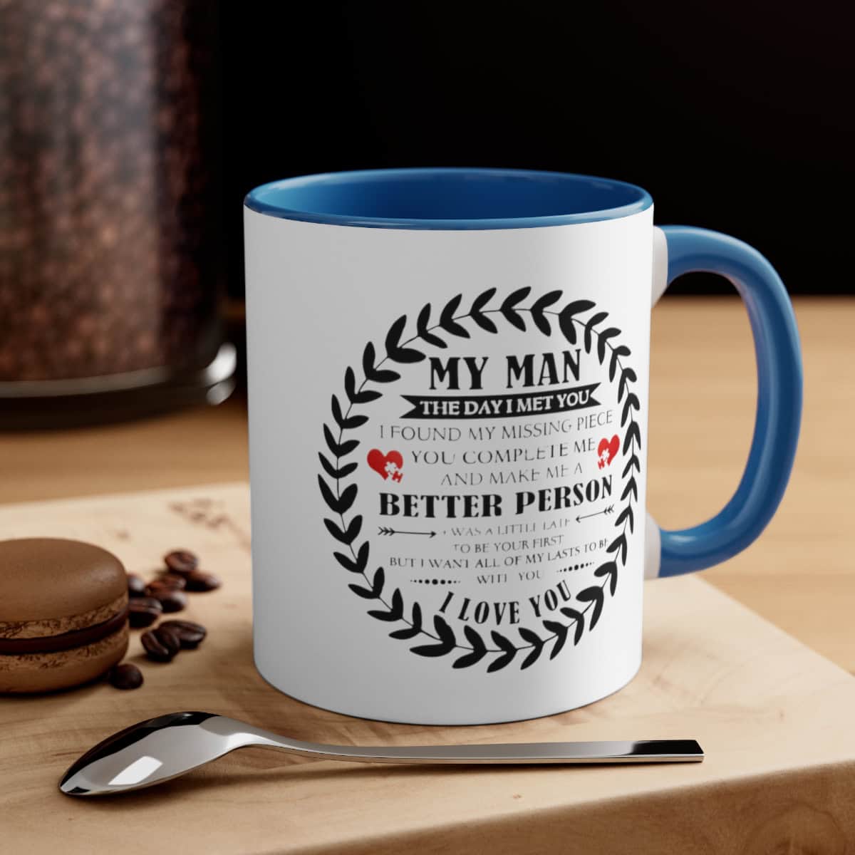 72181-27.jpg To My Man Mug with Coloured Handles and Interior - Image 16