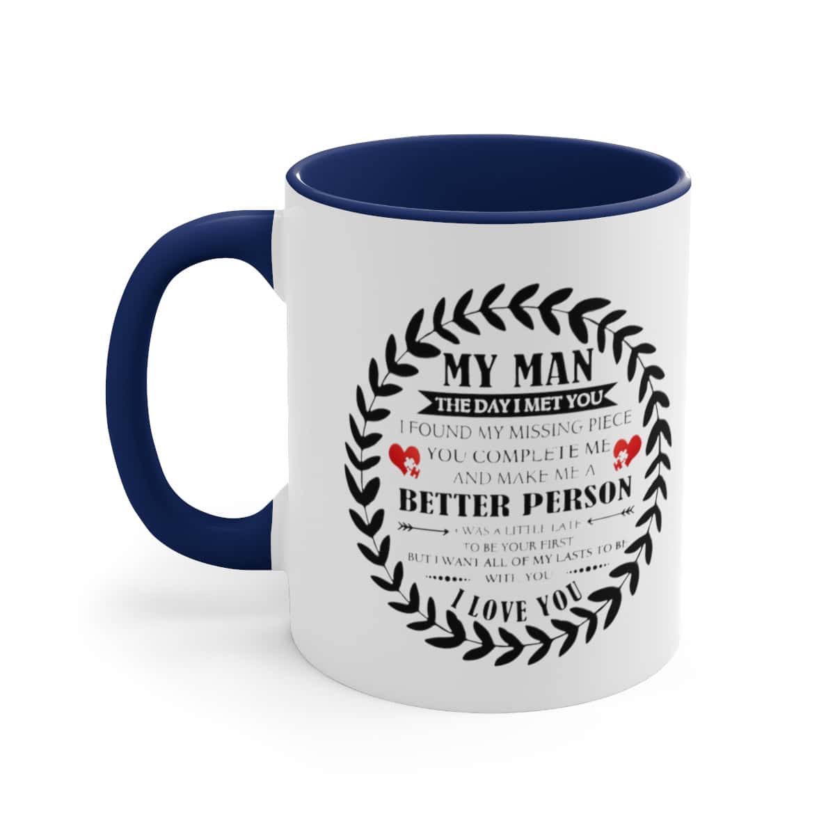 72182-25.jpg To My Man Mug with Coloured Handles and Interior - Image 10