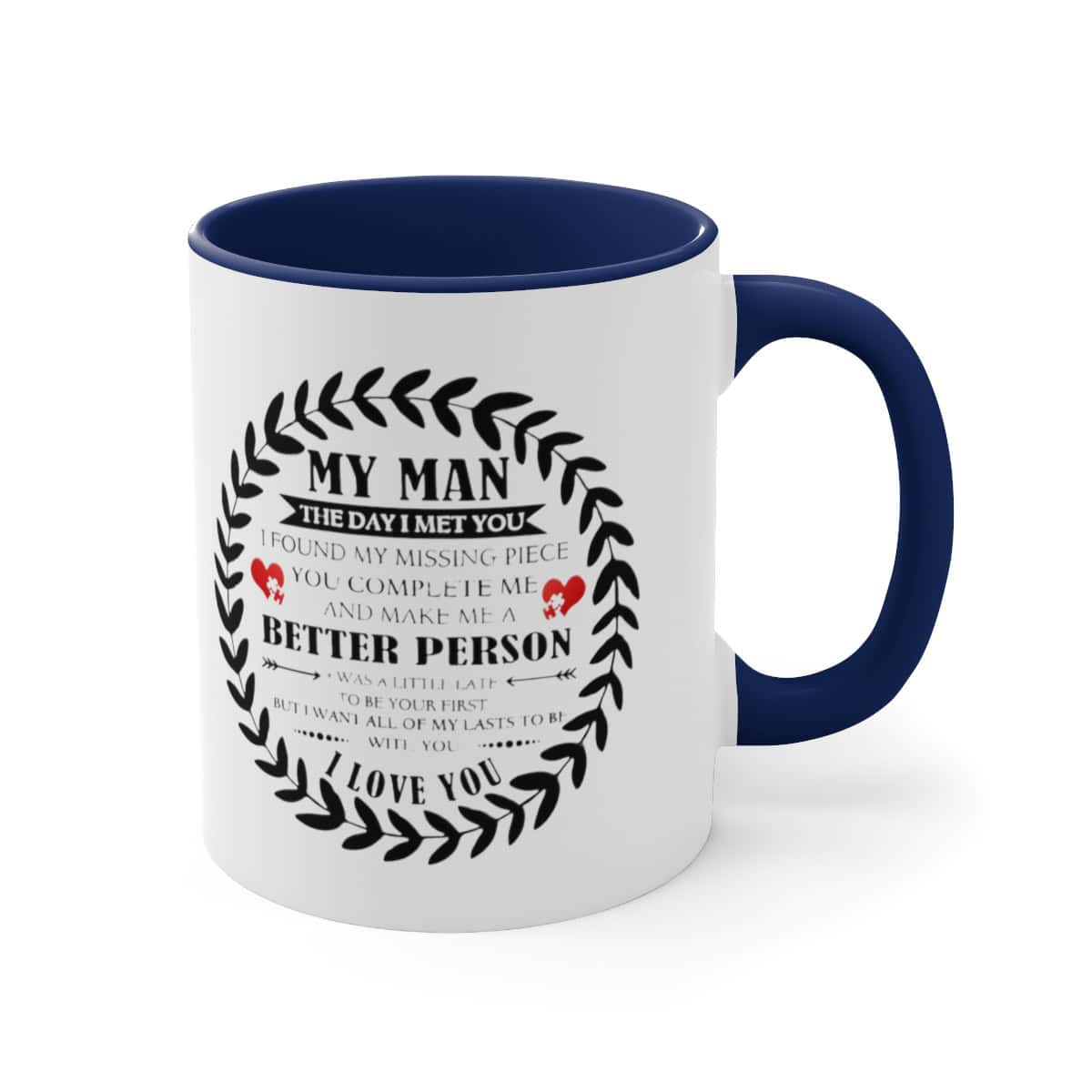 72182-26.jpg To My Man Mug with Coloured Handles and Interior - Image 11