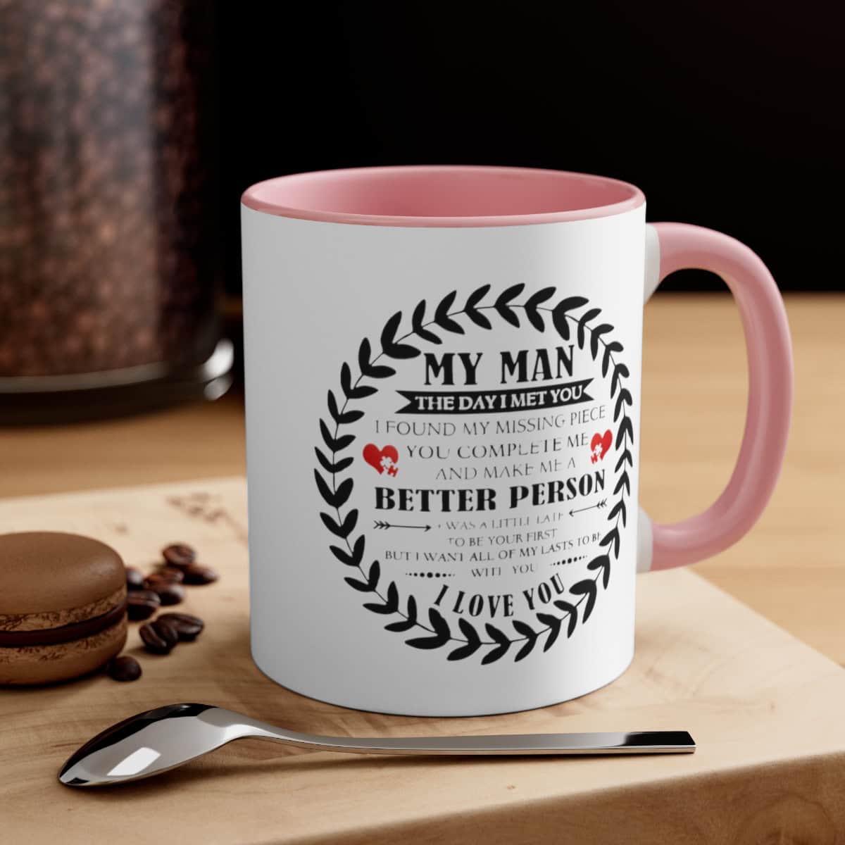 72183-27.jpg To My Man Mug with Coloured Handles and Interior - Image 20