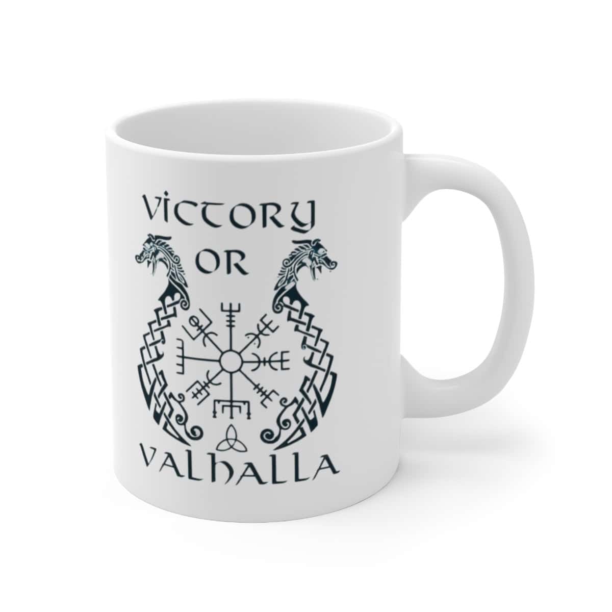 84108-44.jpg Victory or Valhalla Viking Mug - Image 3