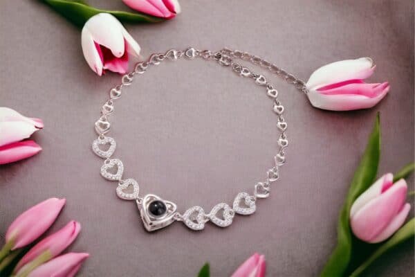 Custom Photo Heart Bracelet - Image 4