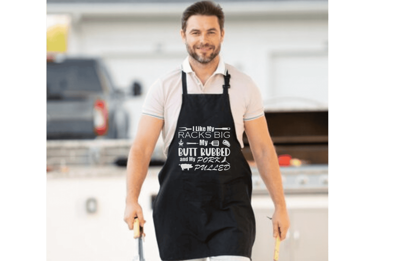 butt rubbed apron