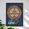 Libra Scales with Platypus Aboriginal Dot Art wood framed print Il Fullxfull.6705965336 Chxo 100x100