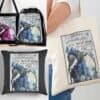 Granddaughters of the witches you couldn’t burn Tote, Drawstring bag or cushion cover. Pink or Blue witch design. Il Fullxfull.6614413317 Cbpk 100x100