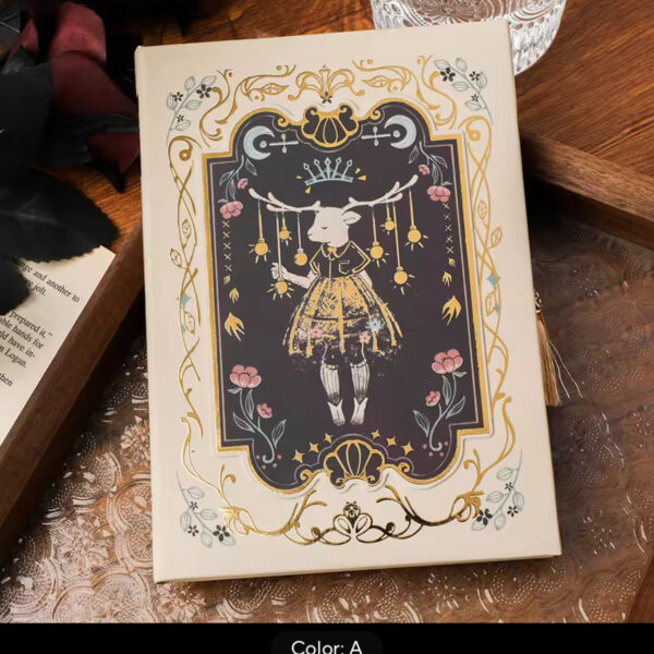 Elegant Retro Gothic Hardcover Notebook Elegant Retro Gothic Hardcover Notebook