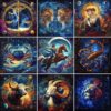 Zodiac Diamond Dot Painting Kits – Astrology Art IMG 7332 100x100