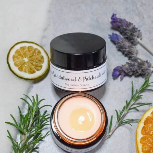 Mini Sandalwood & Patchouli Soy Candle – Grounding, Protection & Relaxation