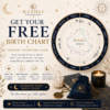 Astrology birth chart promotional graphic