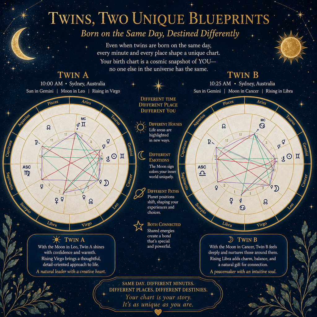 different birth charts