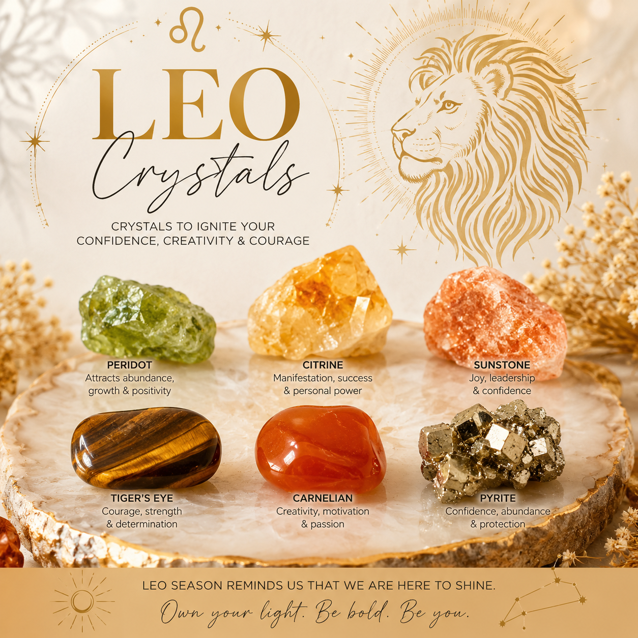 Leo Season 2026: Step Into Your Light leocrystals