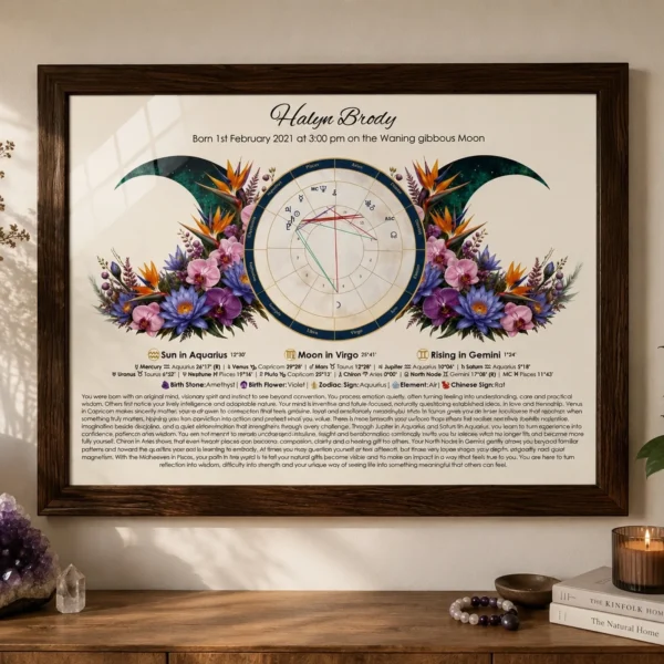 Floral & Botanical Birth Charts
