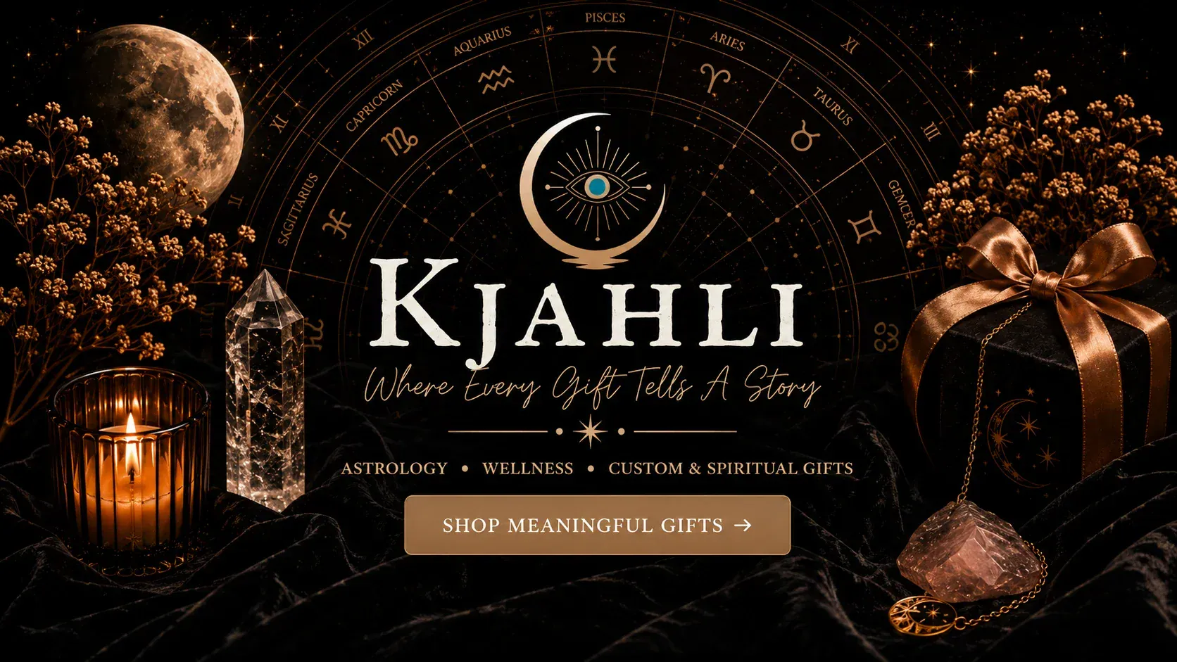 Kjahli Astrology and personalised gifts logo